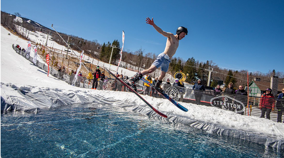 The New England Pond Skim Ski Season is Here