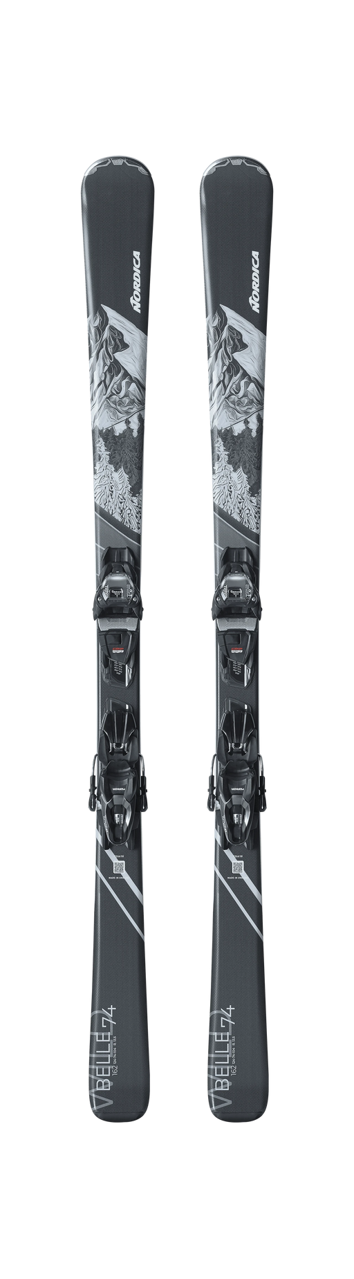 Nordica Wild Belle 74 Women's Skis CA FDT + Compact 10 GW Binding 2026 (9182016045221)