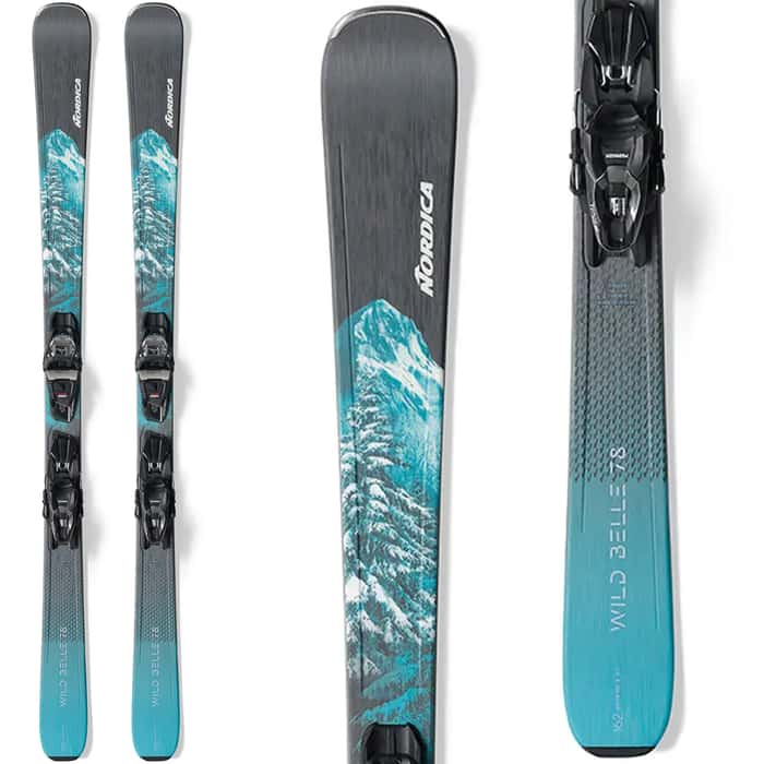 Nordica Wild Belle 78 Women's Skis CA FDT + Light 11 GW Binding 2025 (8791129882789)