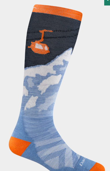 Darn Tough Kids Little Yeti Over-The-Calf Midweight Ski & Snowboard Sock (9178121961637)