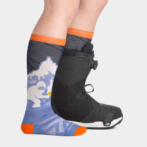 Darn Tough Kids Little Yeti Over-The-Calf Midweight Ski & Snowboard Sock (9178121961637)