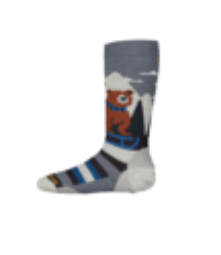 Smartwool Kids Ski Light Cushion Sleigh Bear Sock (9180003991717)