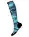 SMARTWOOL WMNS SKI TARGETED CUSHION TOPO TREASURE PRINT OTC SOCKS (9181234200741)
