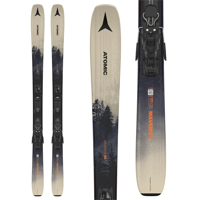 Atomic Maverick 84 Skis + EM10 GW Bindings 2025 (8836195451045)