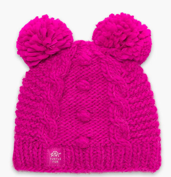 Turtle Fur Kids' Fluff Balls Pom Pom Hat (8196177461413)