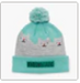 TURTLEFUR KID'S #MEOWTAINS HAT - AQUA (8240548380837)