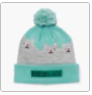 TURTLEFUR KID'S #MEOWTAINS HAT - AQUA (8240548380837)