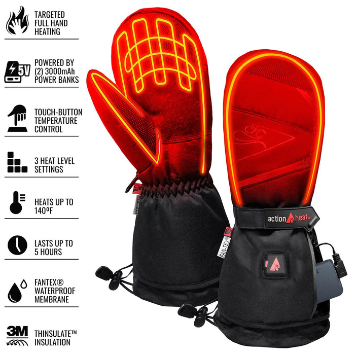 ActionHeat 5V Battery Heated Mittens (8459033903269)