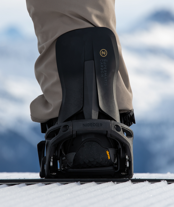 Nidecker Supermatic Carbon Snowboard Bindings 2026 Nidecker Supermatic Carbon Snowboard Bindings 2026