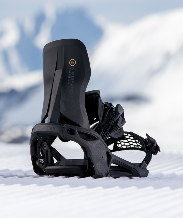 Nidecker Supermatic Carbon Snowboard Bindings 2025 Preorder (8459016175781)