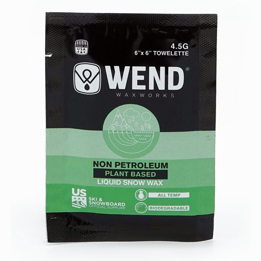 Wend NP Non-Petroleum Liquid Wax Towelette / 4.5g (8369444290725)