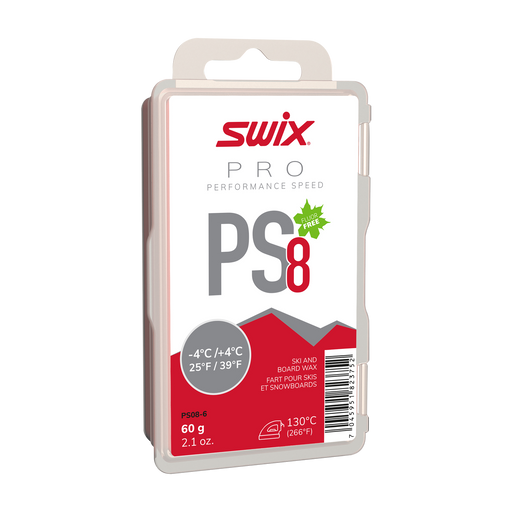 Swix PS8 Red -4°C/+4°C, 60g (9230343307429)