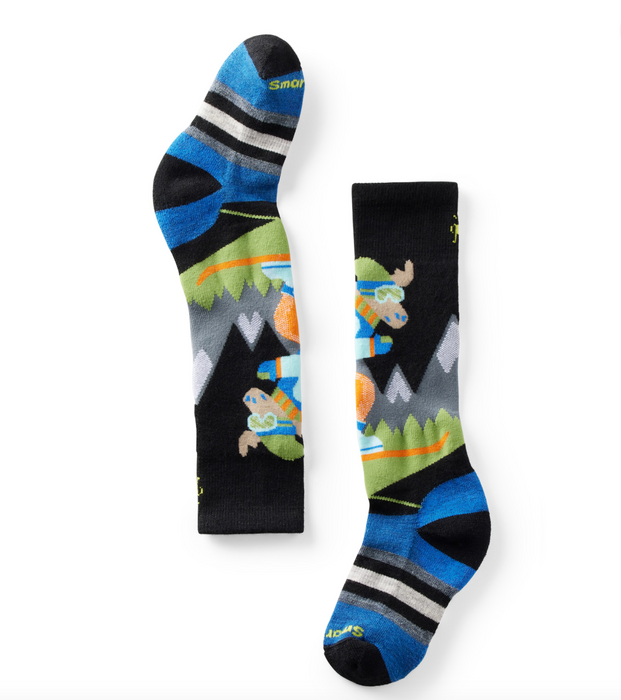 Smartwool Kids' Wintersport Mountain Moose Pattern Over The Calf Socks (8809998909605)