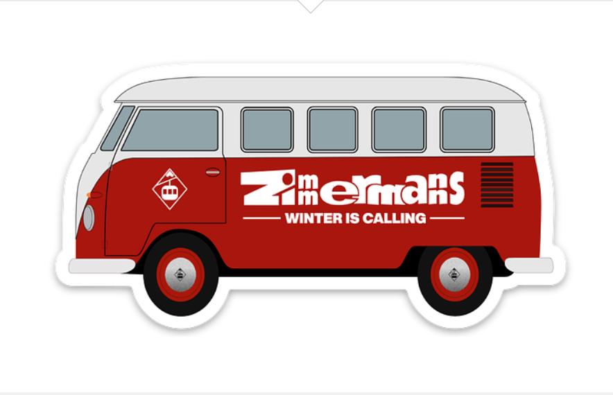 ZimmerVan Sticker
