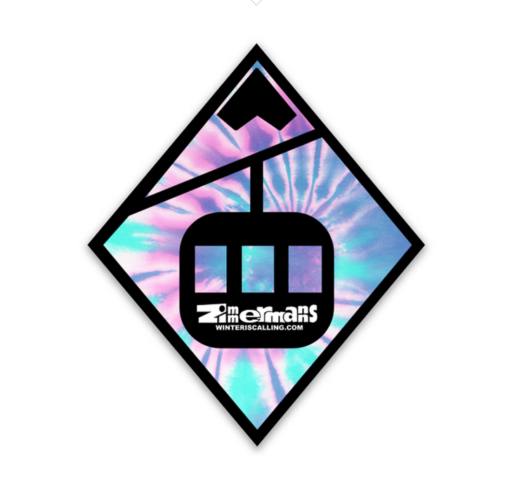 Gondola Tie Dye Sticker