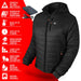 ActionHeat 5V Men's Insulated Puffer Battery Heated Jacket W/ Hood (8840217985189)