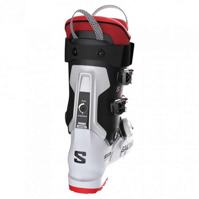 Salomon S/Pro Supra Boa 120 Ski Boots 2024 (Gray Aurora / Black / Red) (8194751201445)
