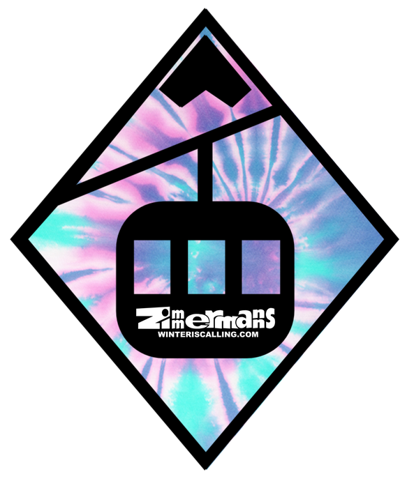 Gondola Tie Dye Sticker