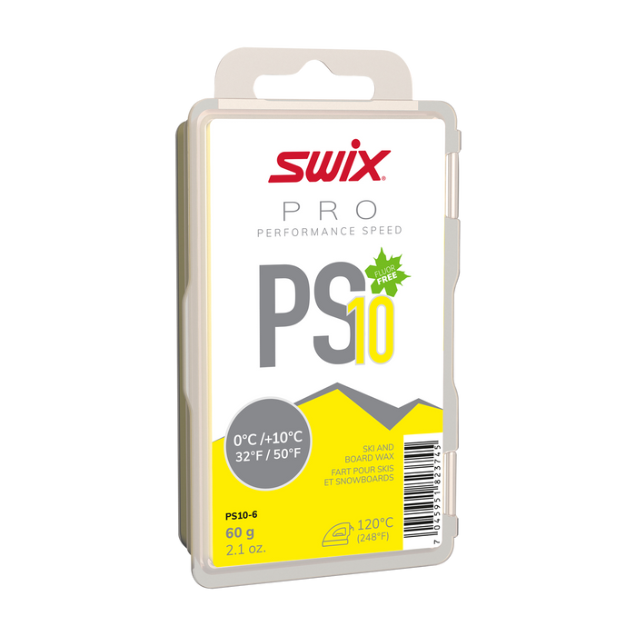 Swix PS10 Yellow 0°C/+10°C, 60g (9230347632805)