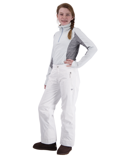 OBERMEYER KIDS BROOKE PANT - WHITE (5901335298213)