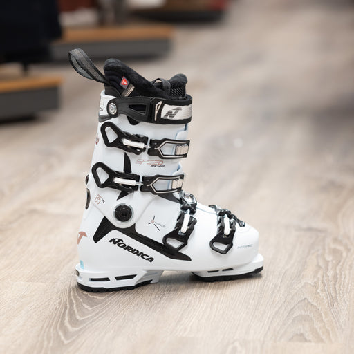 Nordica Speedmachine 3 85 Women's Ski Boots 2023 (White/Black) (7785435168933)