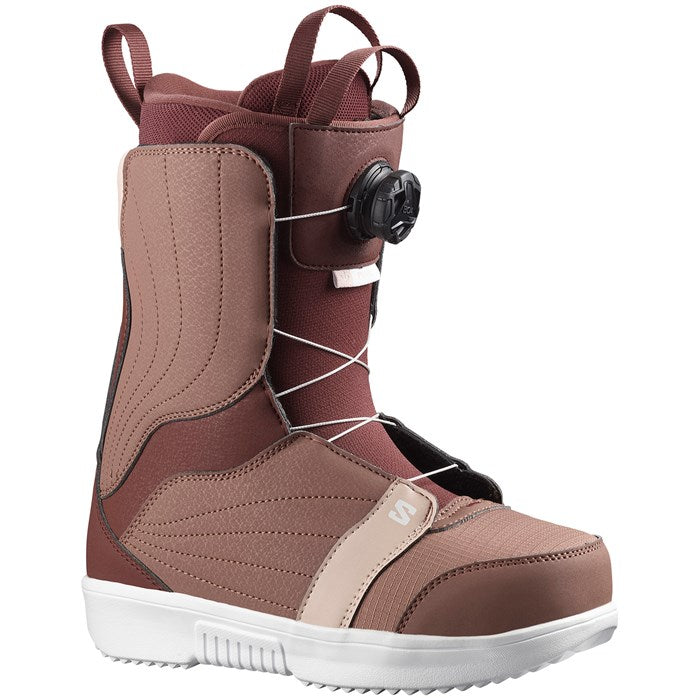 Salomon Pearl Boa Snowboard Boots - Women's (Dusty Pink) — Winteriscalling.com